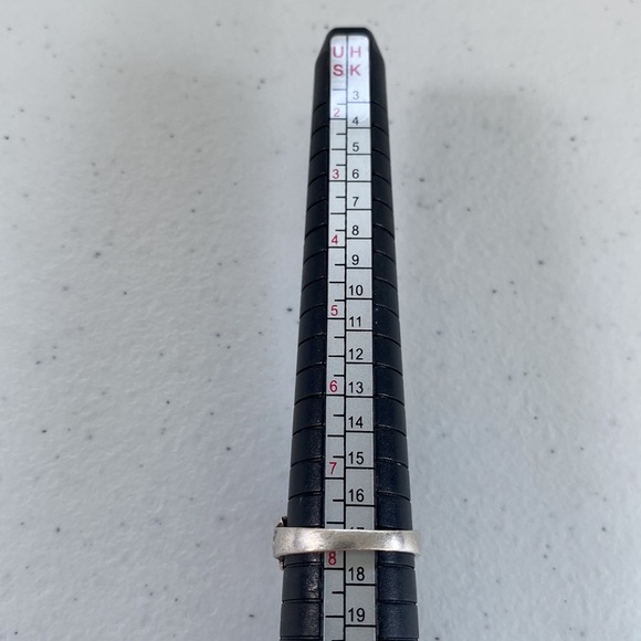 Vintage Hand Crafted Sterling Silver Navajo Turquoise Ring - Picture 7 of 10